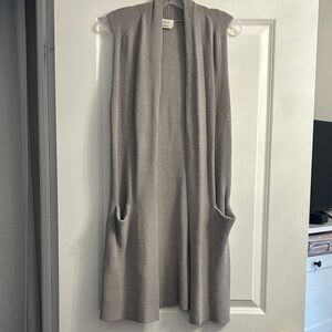 Wilfred Light Gray Knit Cardigan